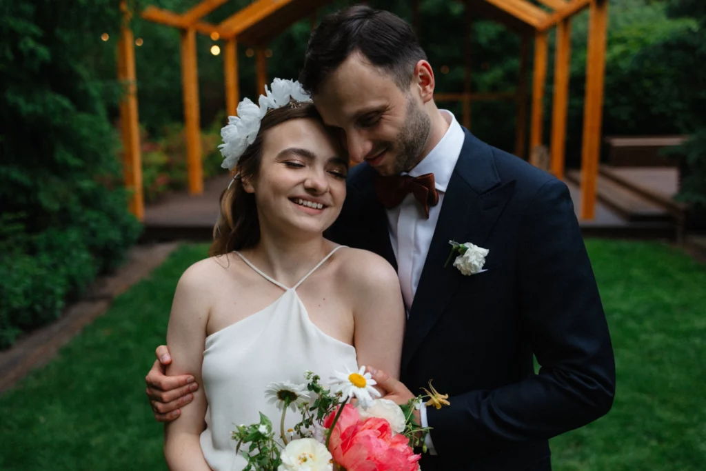 portret młodej pary, szklarnia grodzisk mazowiecki, fotograf ślubny