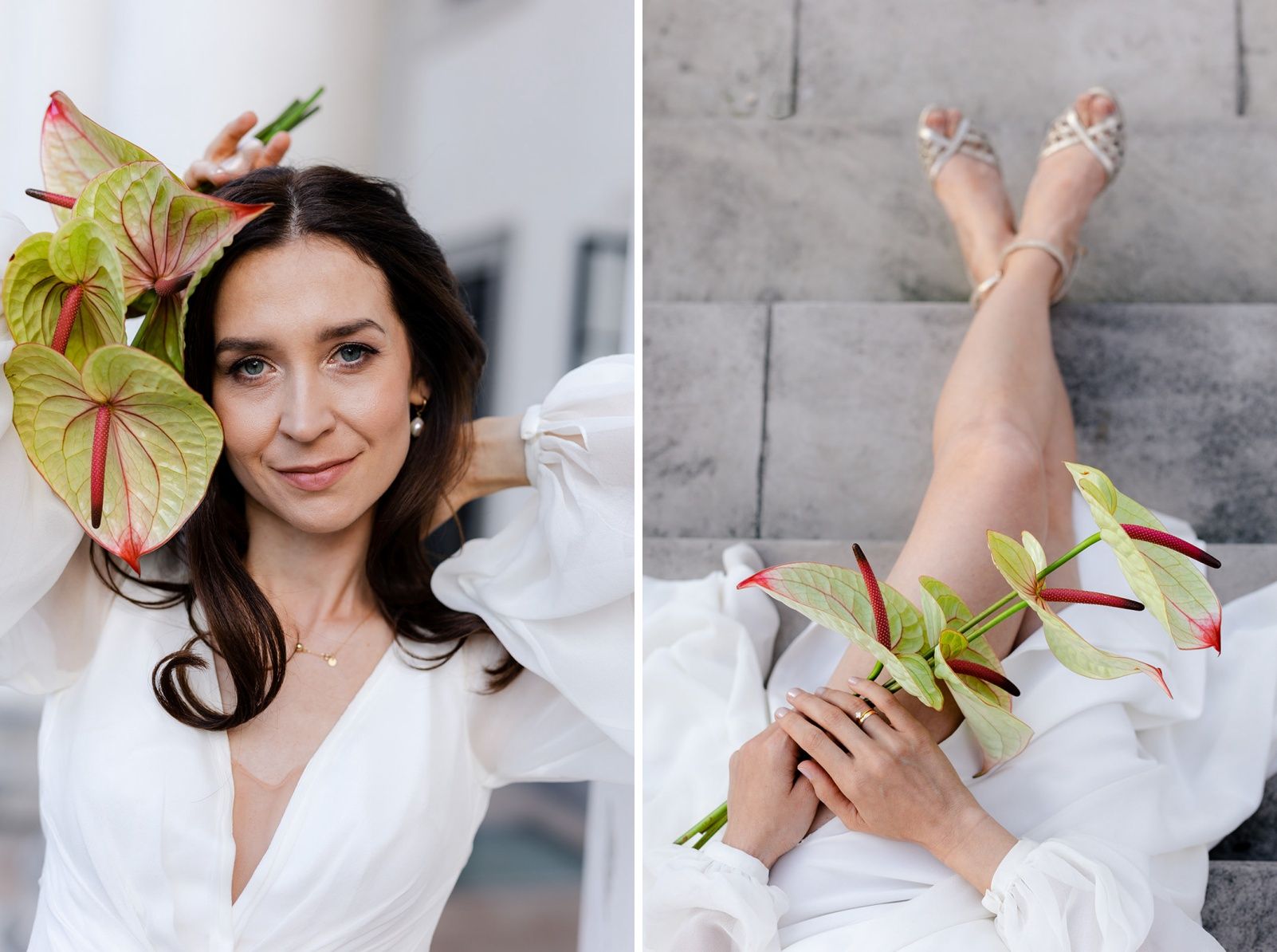 Miejska sesja poślubna w Warszawie