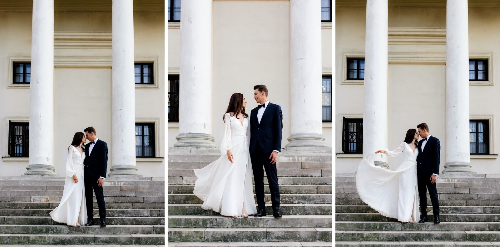 Miejska sesja poślubna w Warszawie