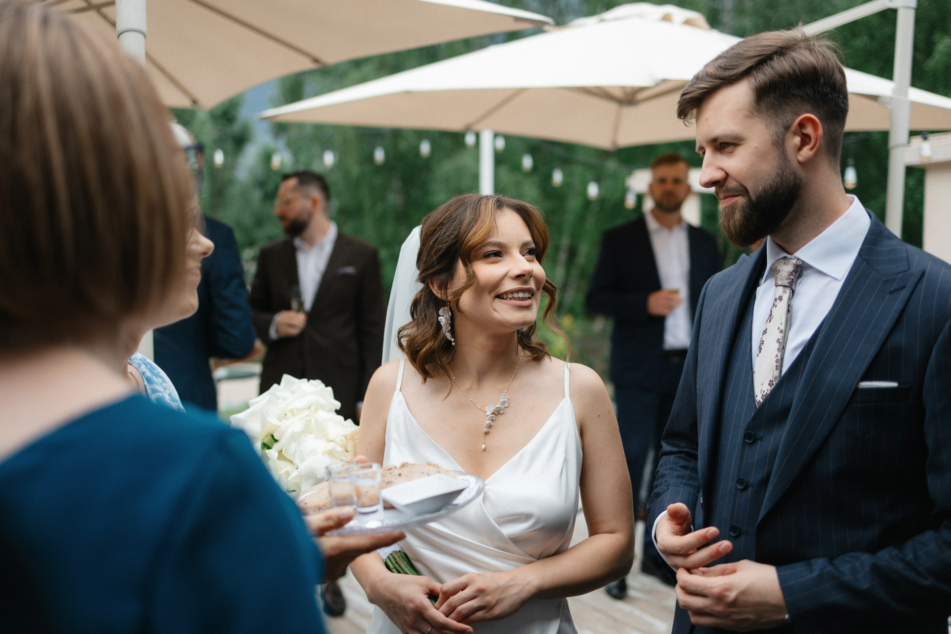 ślub w gongolina event garden para młoda toast