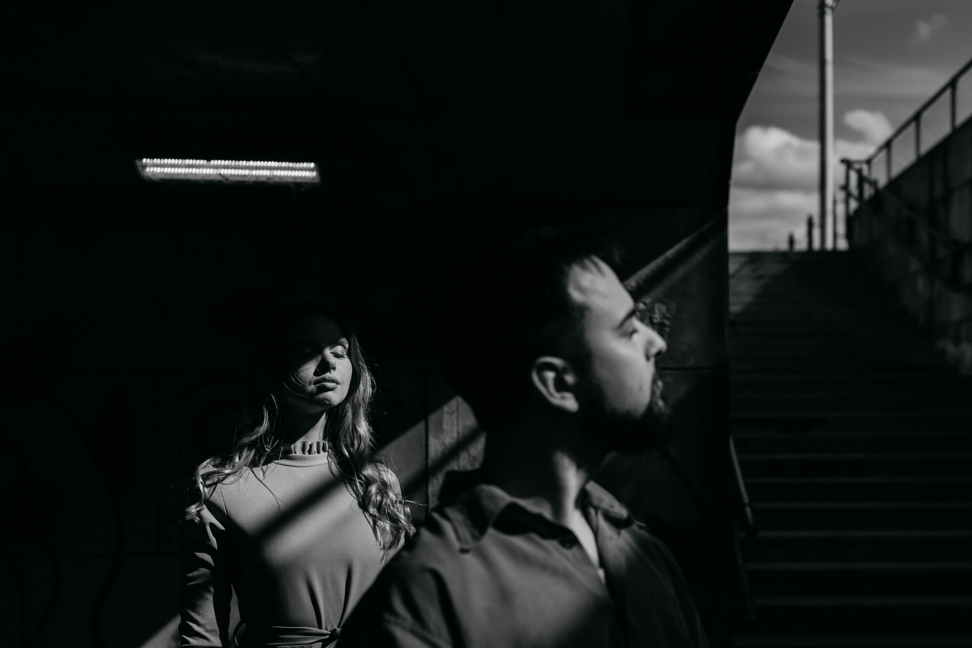 Sesja zakochanych w Warszawie lato