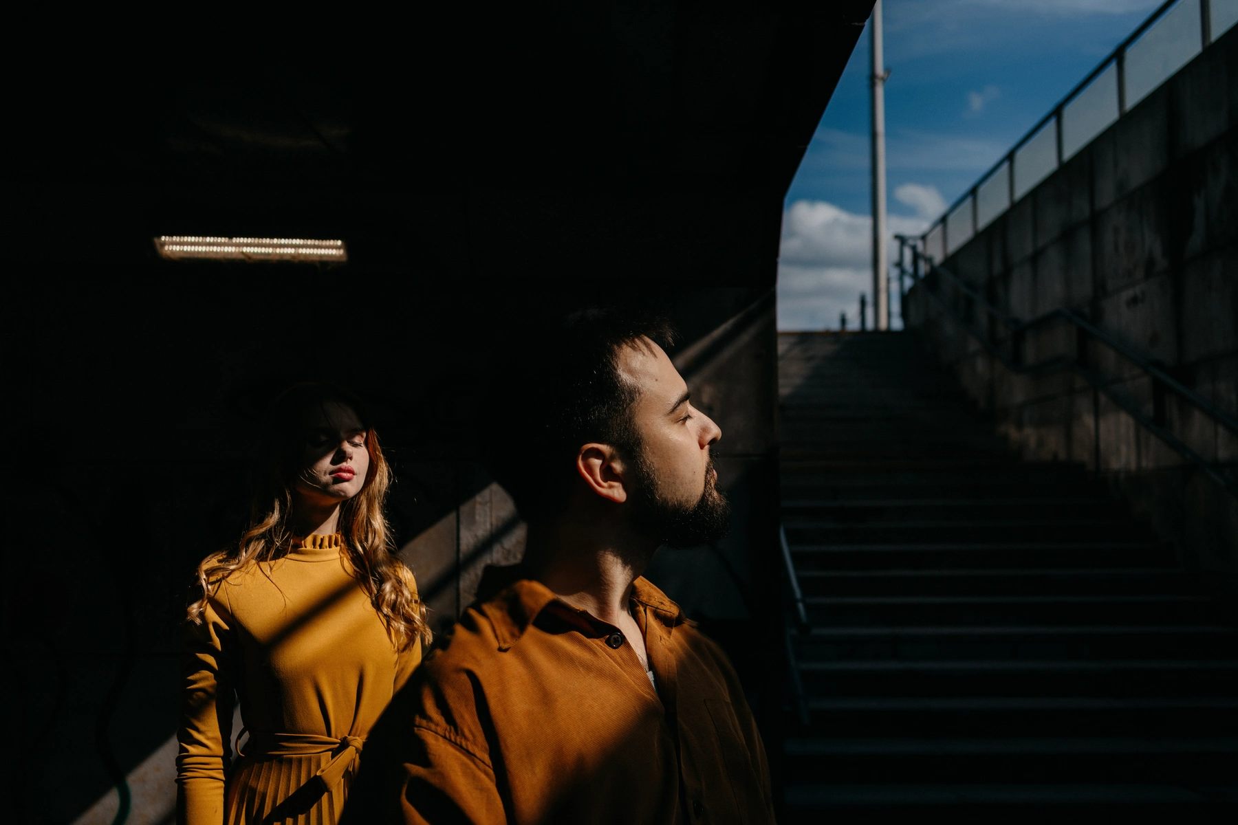 Sesja zakochanych w Warszawie portret