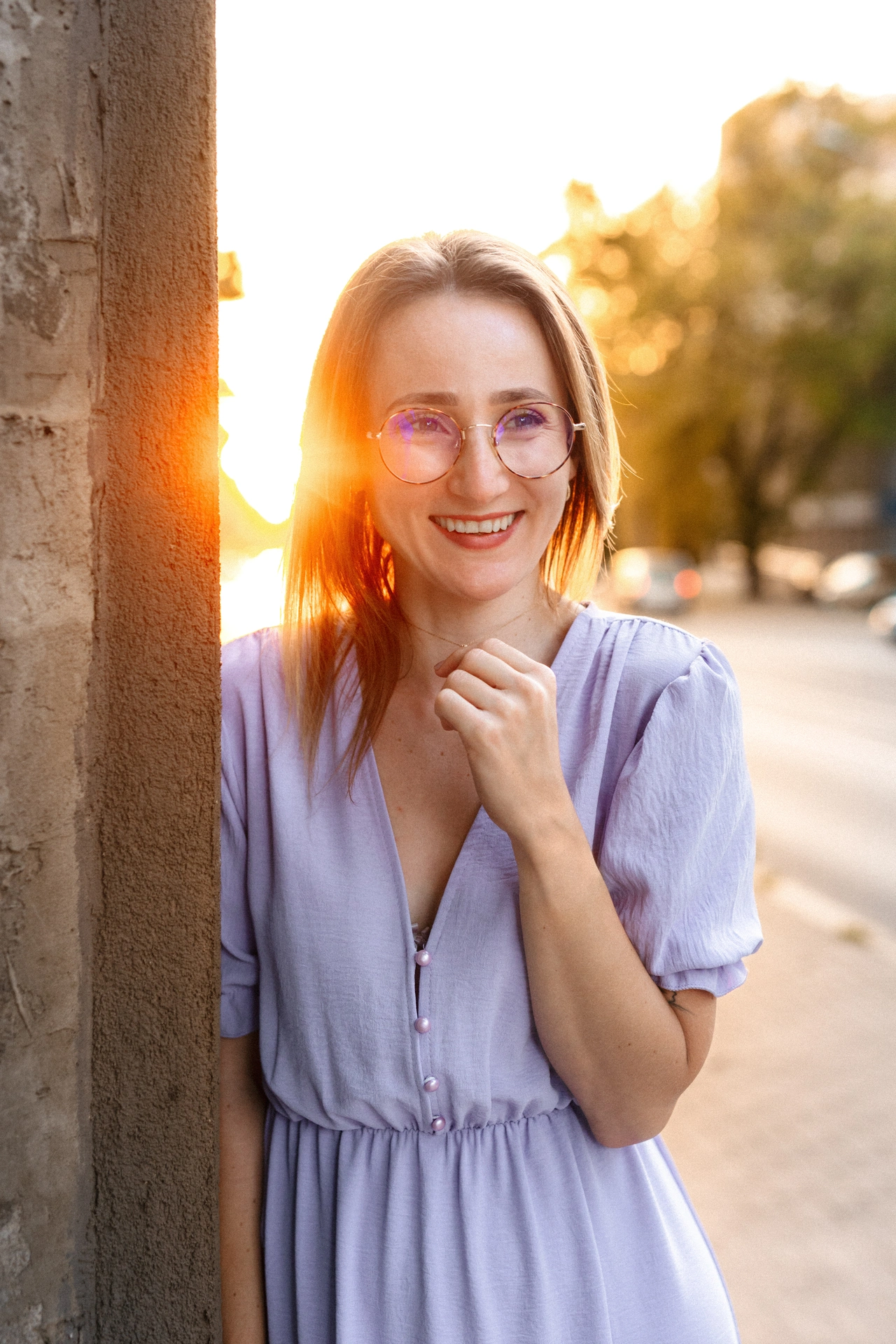 sesja narzeczeńska na bałutach portret kobiety