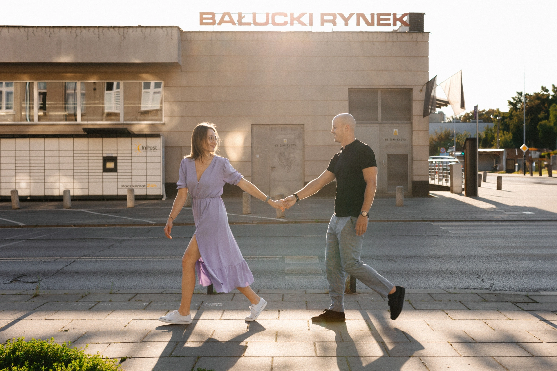 sesja narzeczeńska na bałutach rynek nałucki