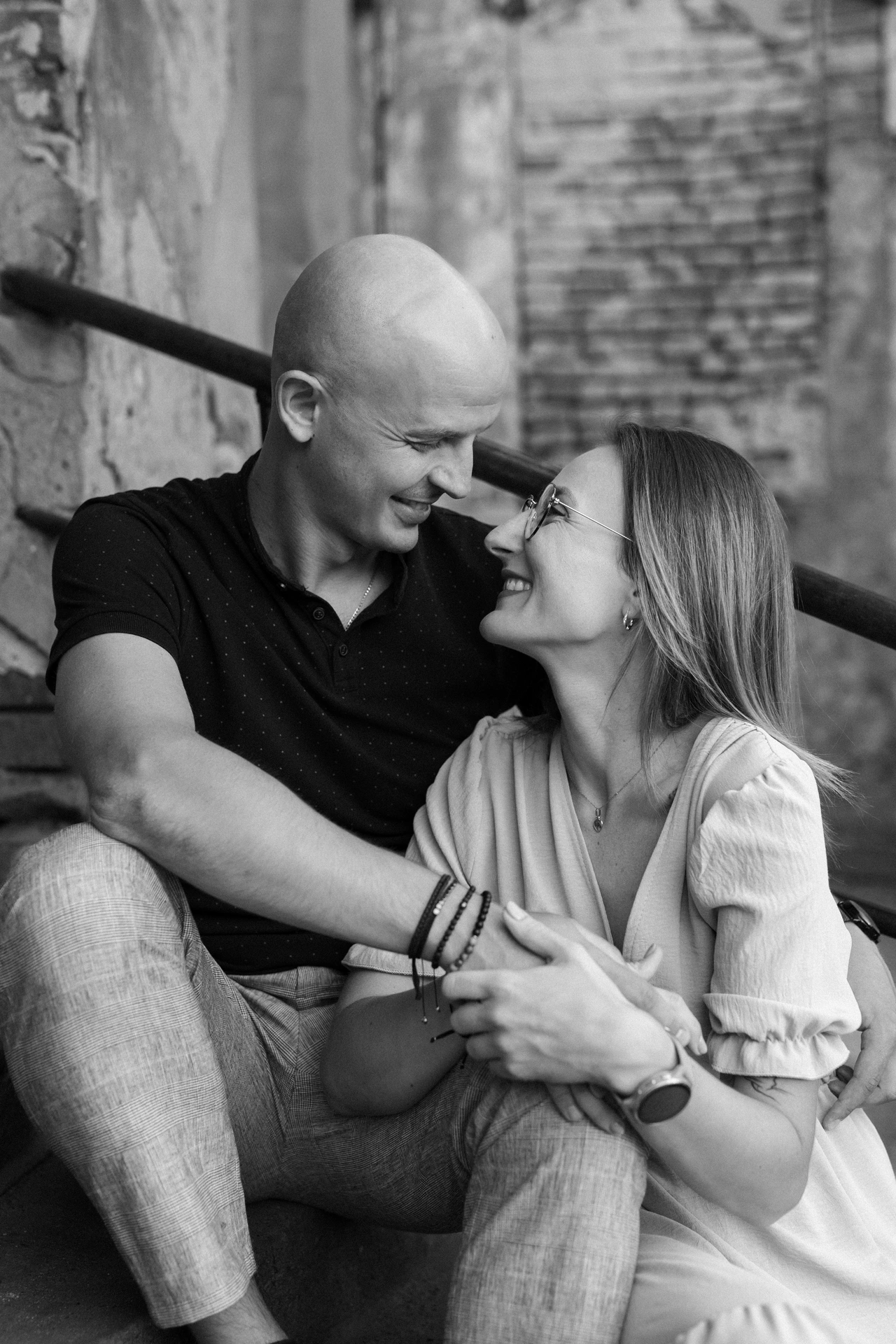 sesja narzeczeńska na bałutach zakochani