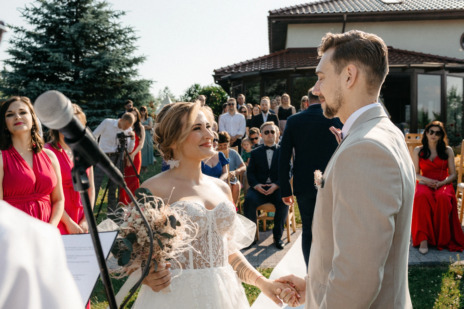 ślub humanistyczny w łodzi panna młoda i pan młody