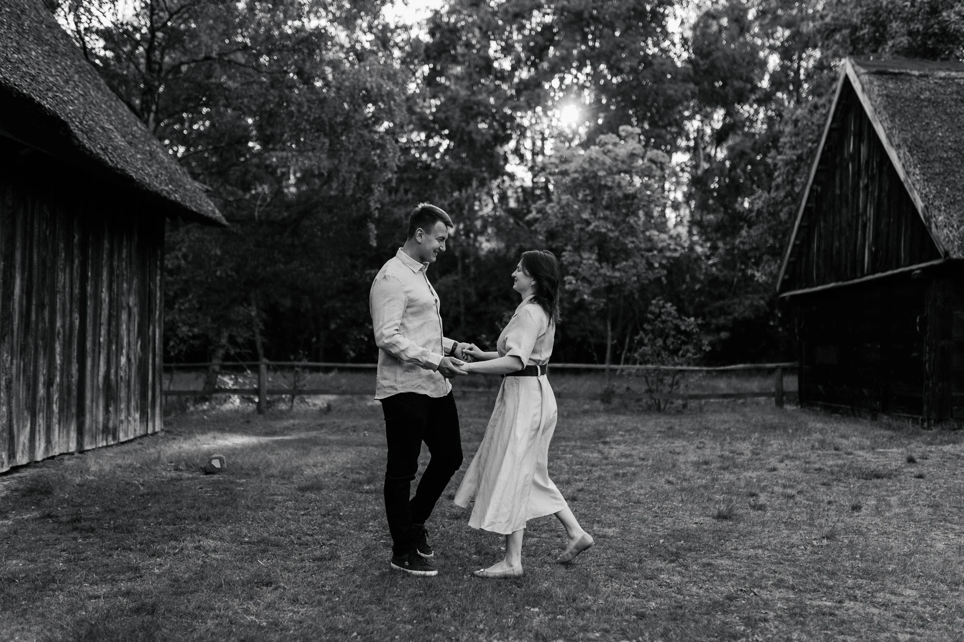 sesja narzeczeńska Kampinos