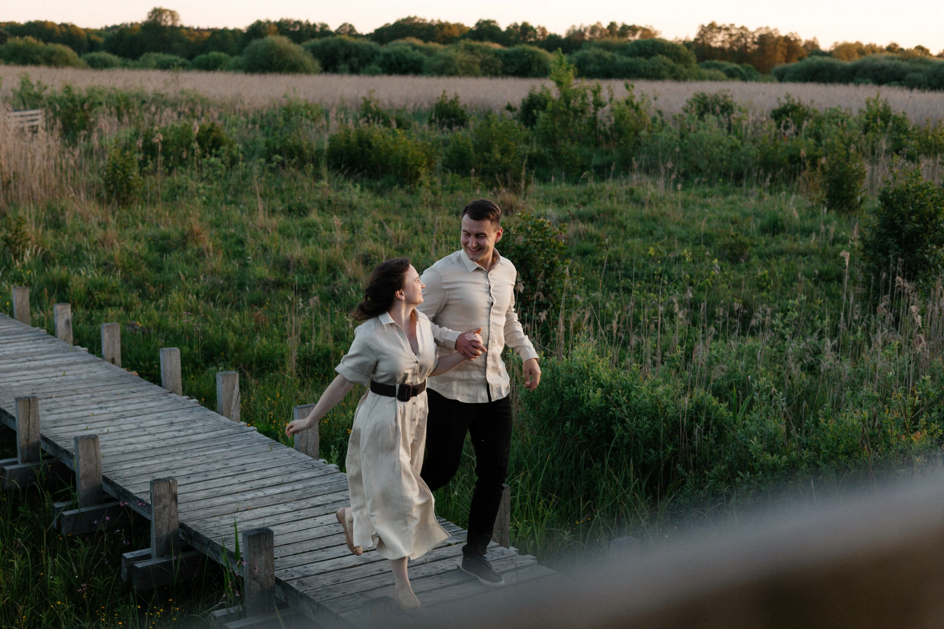 sesja narzeczeńska Kampinos