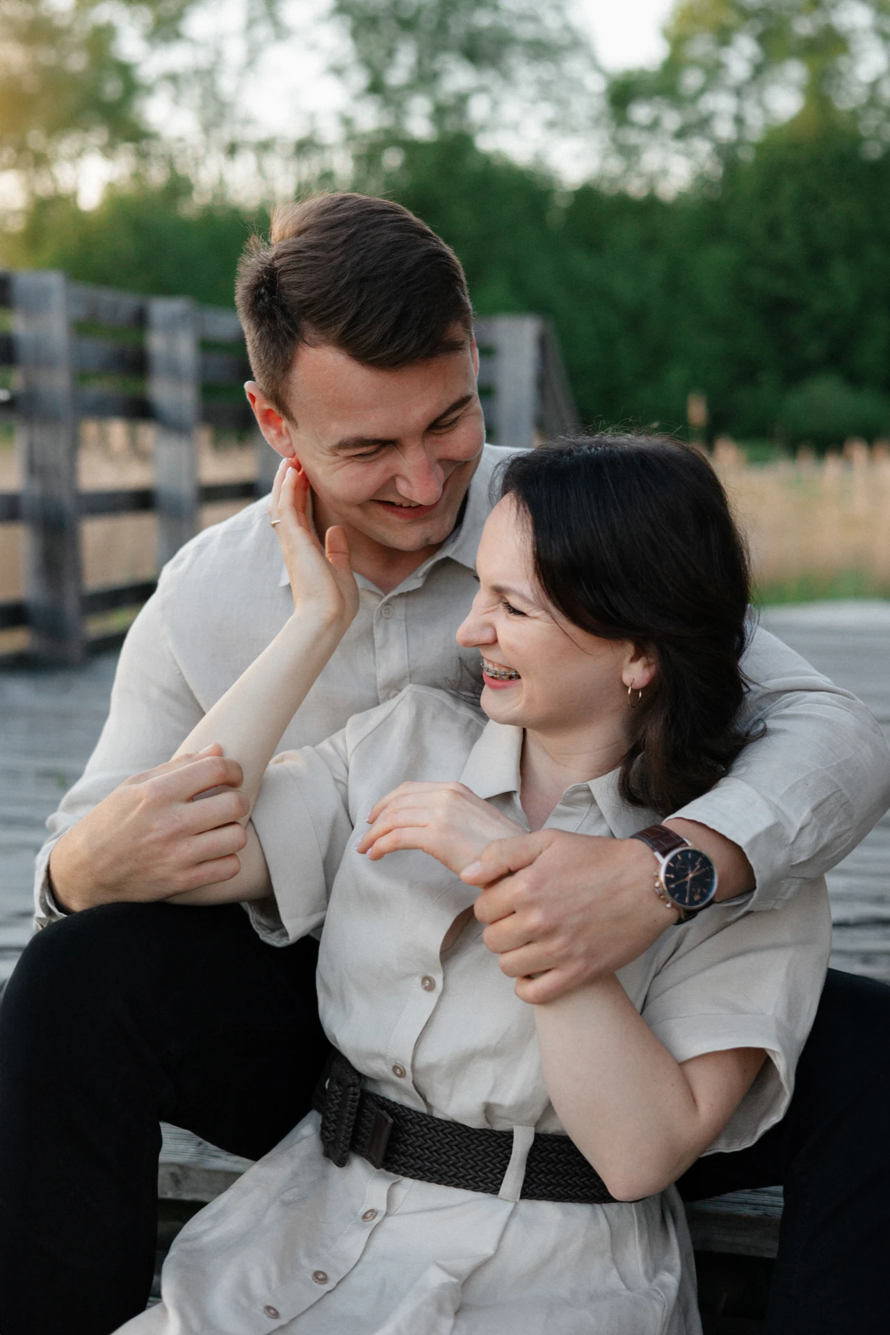 sesja narzeczeńska Kampinos