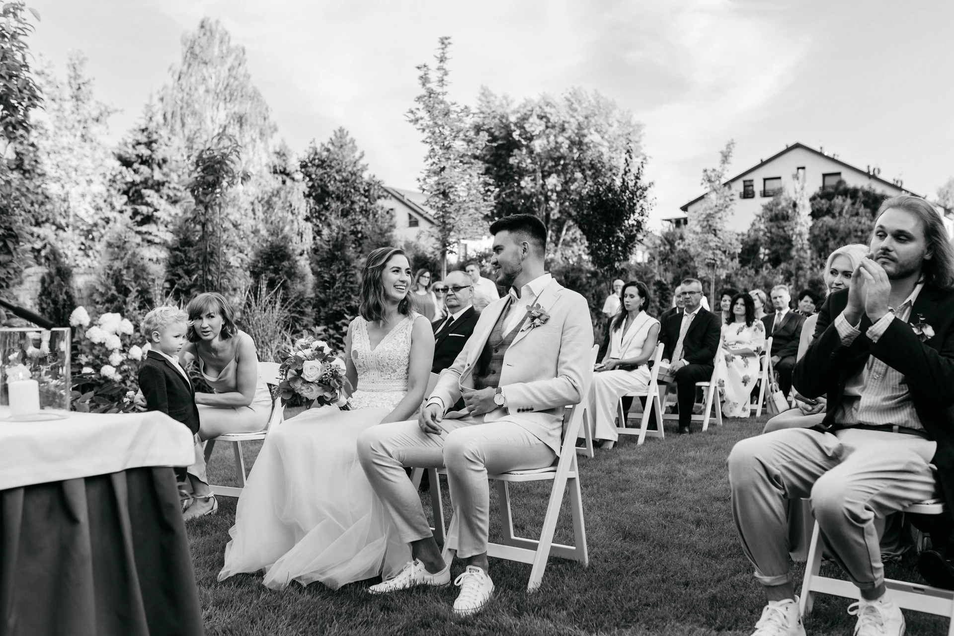 Spichlerz Villa Julianna para młoda na ślubie w ogrodzie