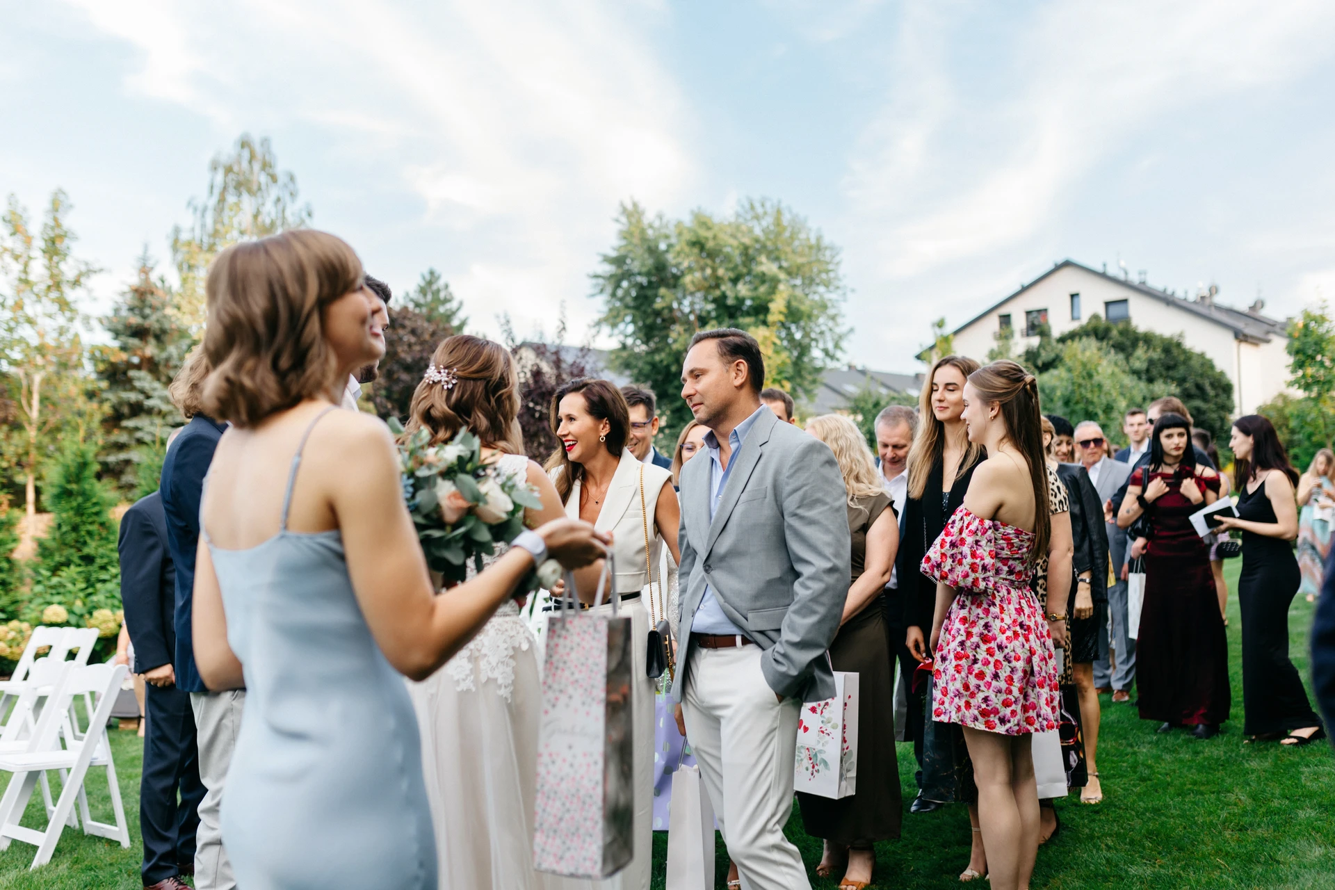 Spichlerz Villa Julianna po ceremonii w ogrodzie