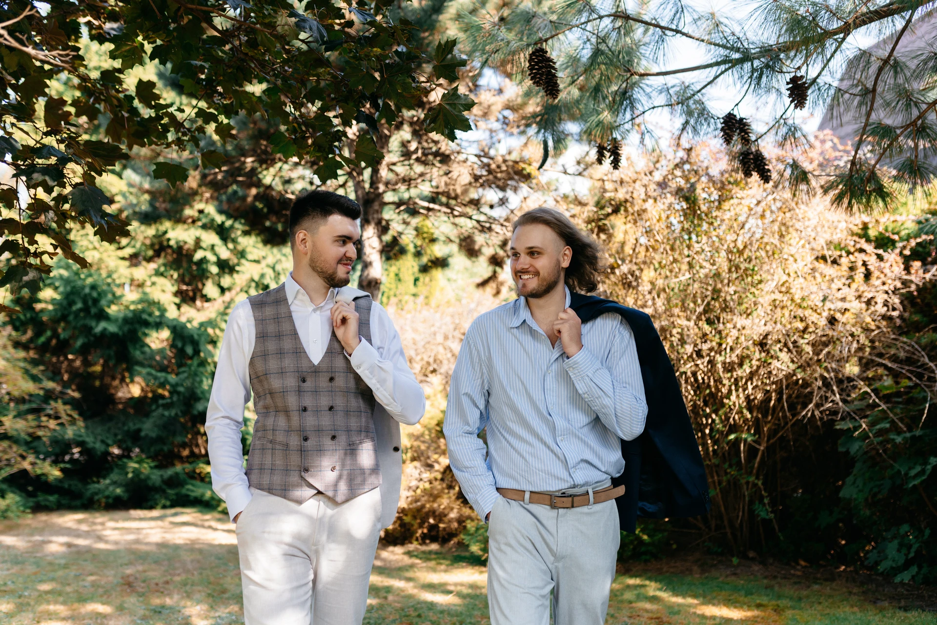 Spichlerz Villa Julianna pan młody ze świadkiem