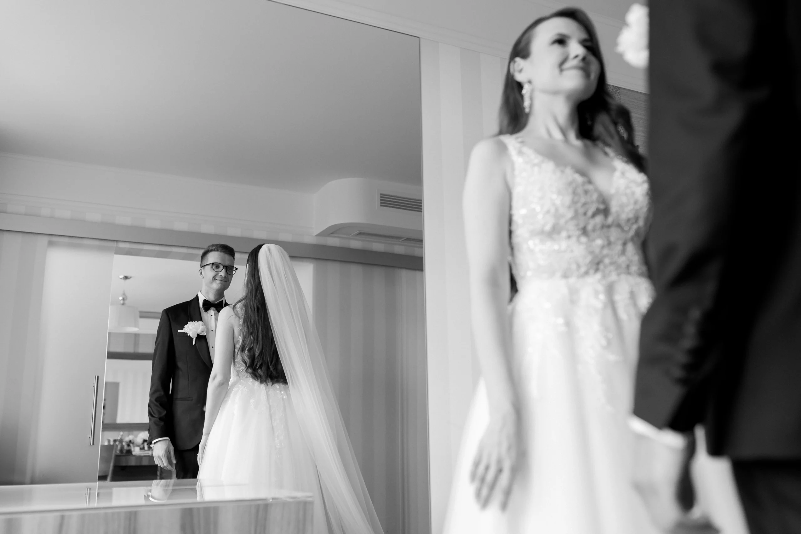 najlepsze zdjęcia ślubne first look