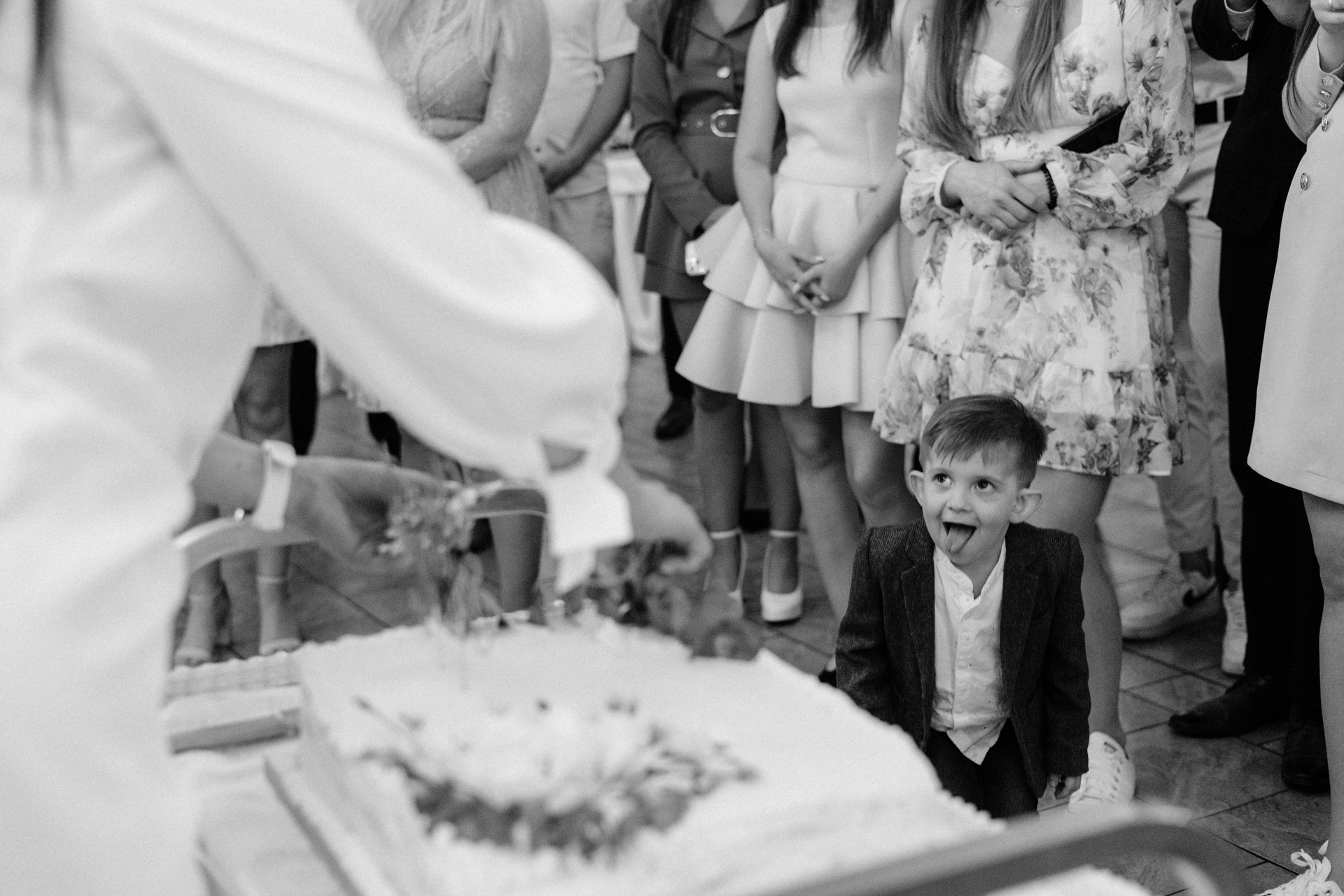 najlepsze zdjęcia ślubne tort dziecko