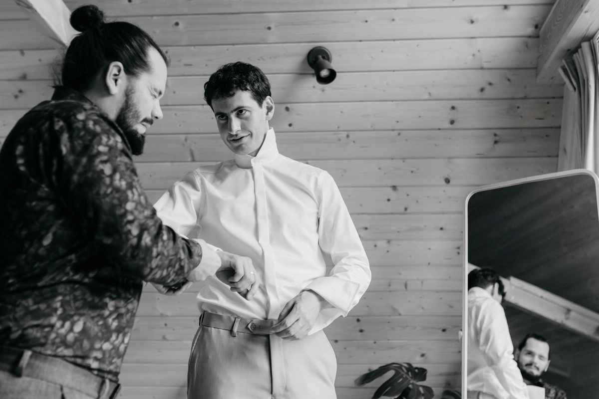 przygotowania pana młodego w sielsko anielsko