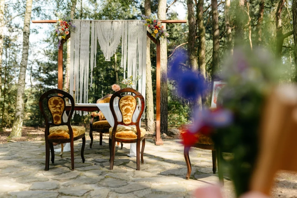 sielsko anielsko ślub cywilny w lesie